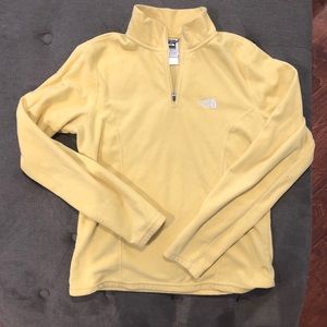 North Face Quarter Zip Fleece Pullover